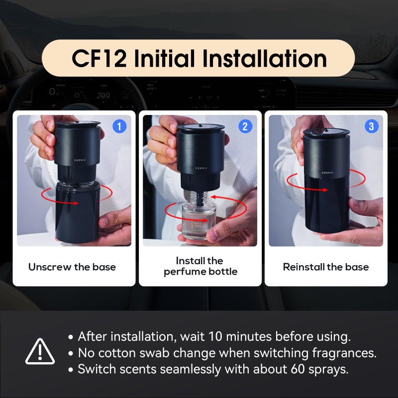 Ceeniu Car Air Fresheners - F26/F39 Dedicated Perfume Refill - 45ml - Can be Used for 2~6 Months - Made with Natural Plant Extracts - French Imported Fragrance - 17 Varied Scents Available - Image 4